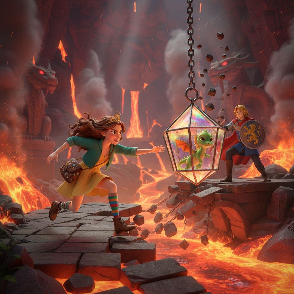 Story illustration in 3D Animated style